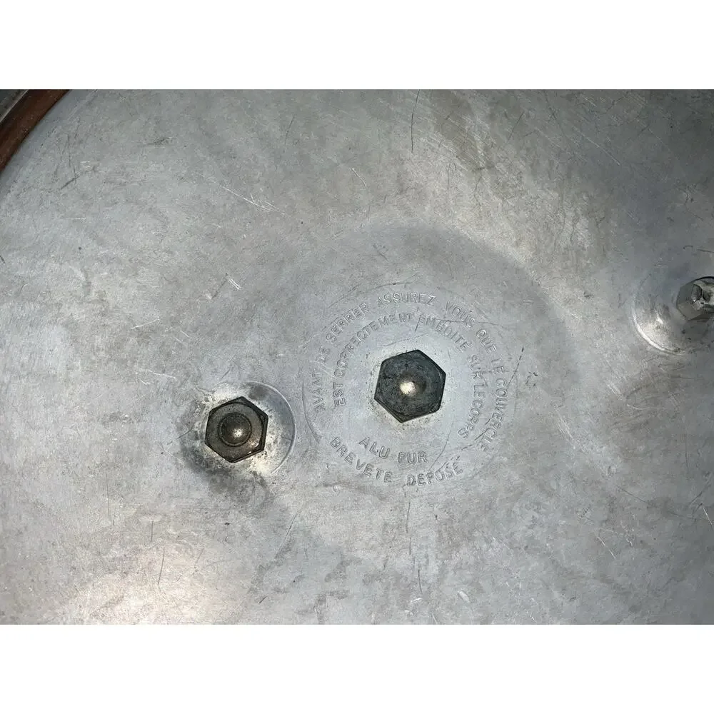 Vintage Aluminum Steam / Steel Top Made In France With Accessories
